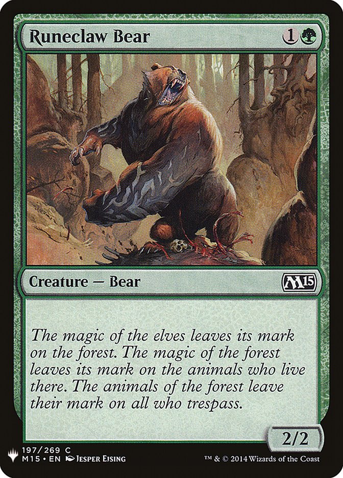 Runeclaw Bear [Mystery Booster] | Webway Games