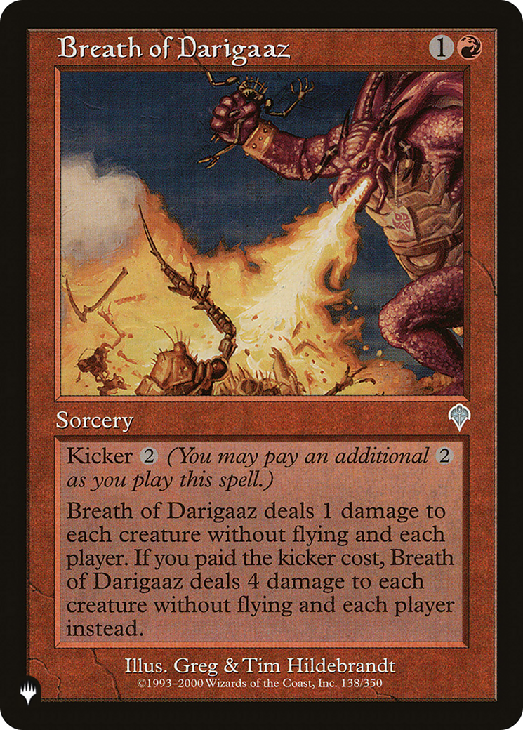 Breath of Darigaaz [The List] | Webway Games