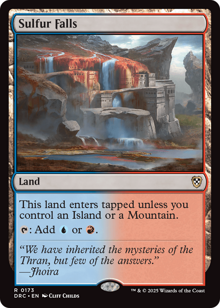 Sulfur Falls [Aetherdrift Commander] | Webway Games