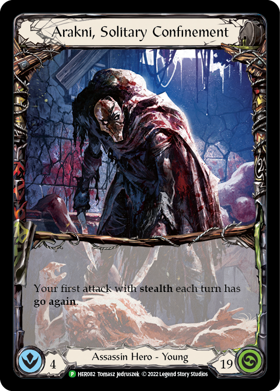 Arakni, Solitary Confinement [HER082] (Promo)  Rainbow Foil | Webway Games