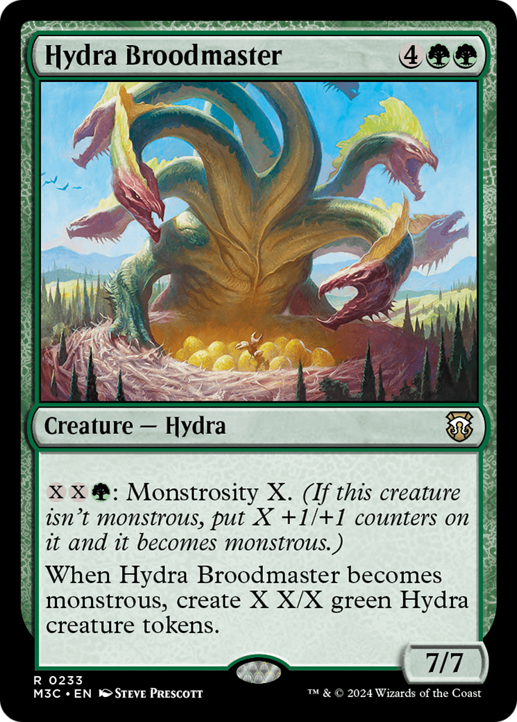 Hydra Broodmaster (Ripple Foil) [Modern Horizons 3 Commander] | Webway Games