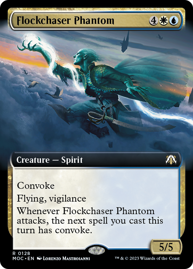 Flockchaser Phantom (Extended Art) [March of the Machine Commander] | Webway Games