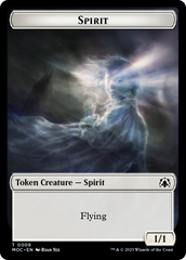 Spirit (9) // Spirit (13) Double-Sided Token [March of the Machine Commander Tokens] | Webway Games