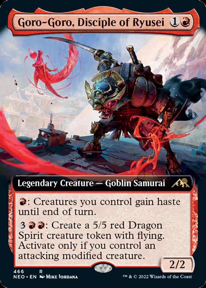 Goro-Goro, Disciple of Ryusei (Extended Art) [Kamigawa: Neon Dynasty] | Webway Games