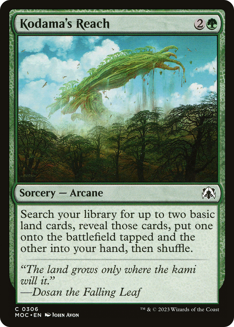 Kodama's Reach [March of the Machine Commander] | Webway Games