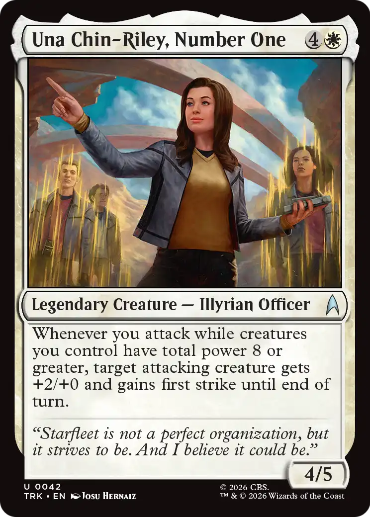 Una Chin-Riley, Number One [Star Trek] | Webway Games