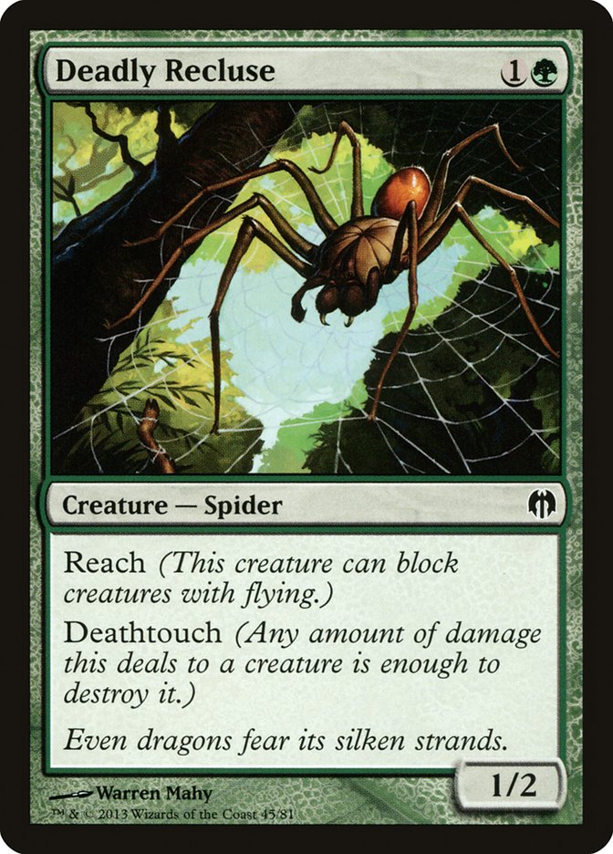 Deadly Recluse [Duel Decks: Heroes vs. Monsters] | Webway Games