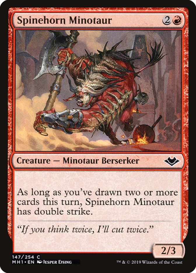 Spinehorn Minotaur [Modern Horizons] | Webway Games