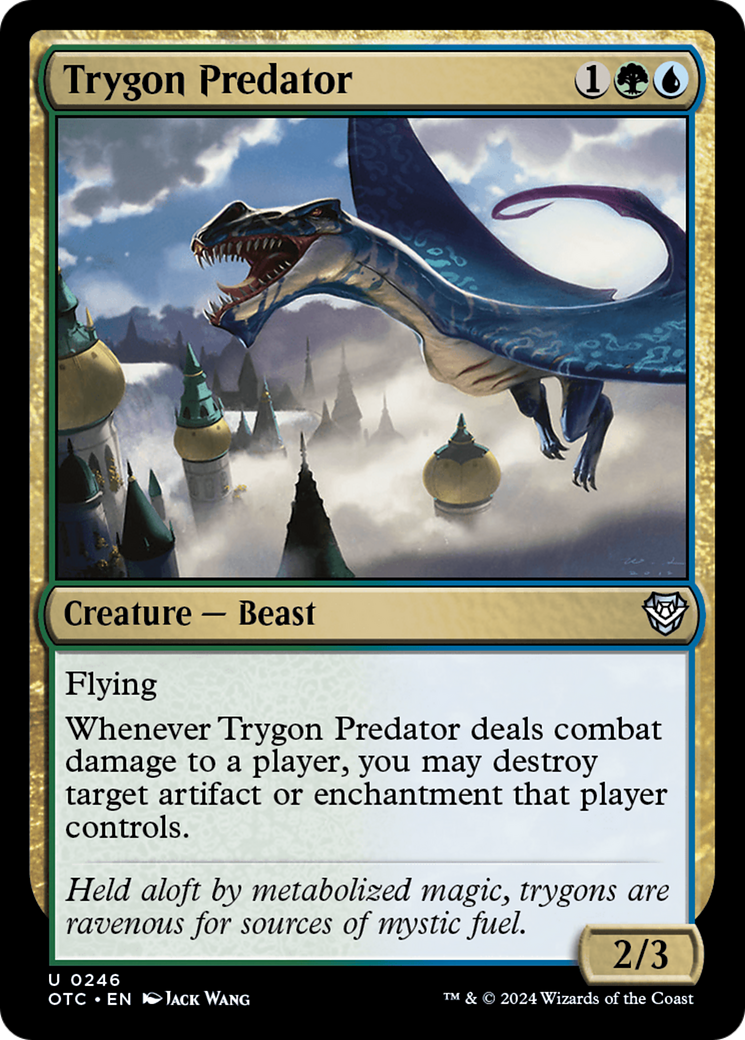 Trygon Predator [Outlaws of Thunder Junction Commander] | Webway Games