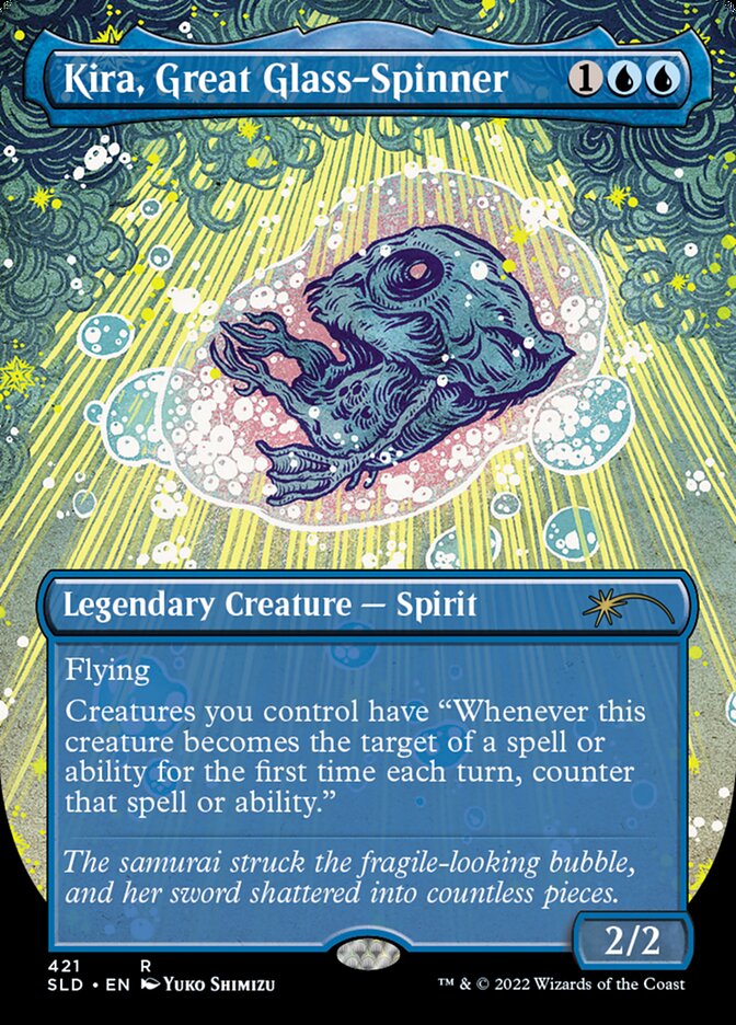 Kira, Great Glass-Spinner (Borderless) [Secret Lair Drop Series] | Webway Games