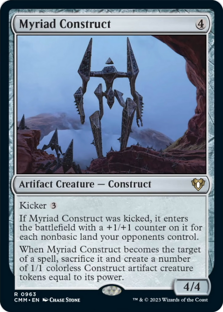 Myriad Construct [Commander Masters] | Webway Games