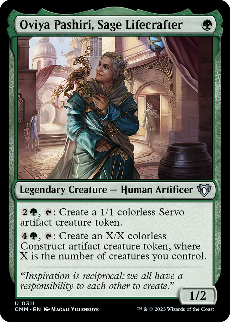 Oviya Pashiri, Sage Lifecrafter [Commander Masters] | Webway Games