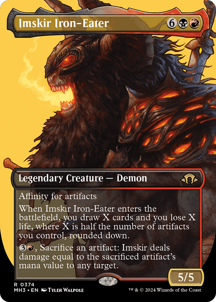 Imskir Iron-Eater (Borderless) [Modern Horizons 3] | Webway Games
