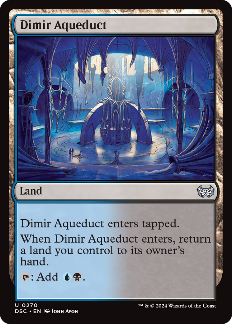 Dimir Aqueduct [Duskmourn: House of Horror Commander] | Webway Games