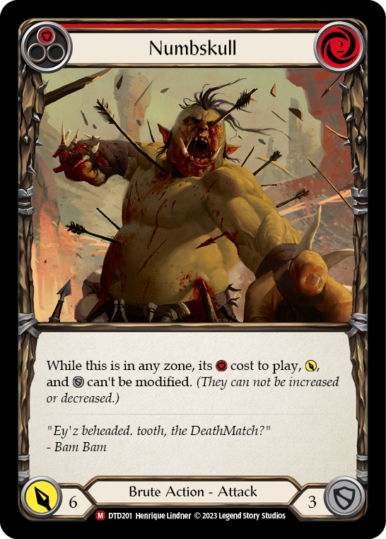 Numbskull [DTD201] (Dusk Till Dawn)  Rainbow Foil | Webway Games
