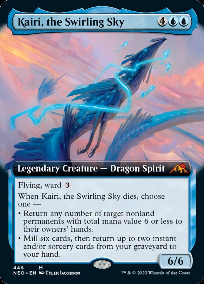 Kairi, the Swirling Sky (Extended Art) [Kamigawa: Neon Dynasty] | Webway Games