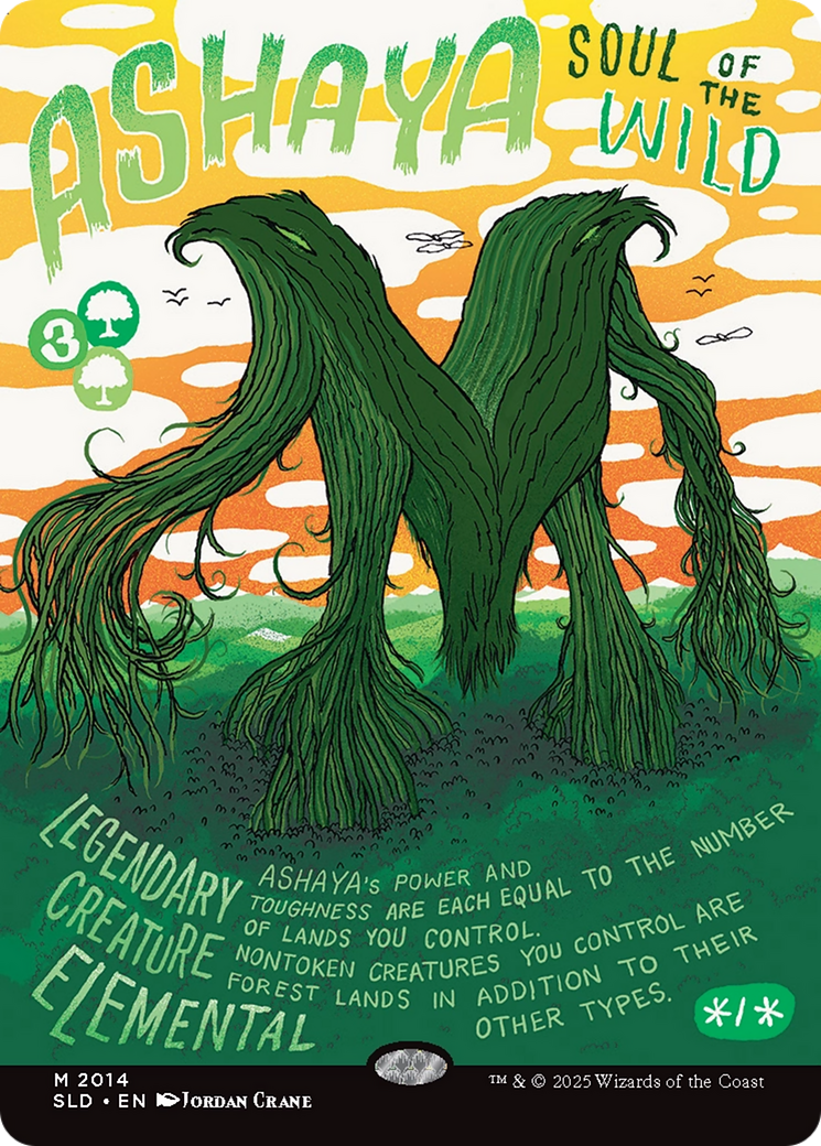 Ashaya, Soul of the Wild (Rainbow Foil) [Secret Lair Drop Series] | Webway Games