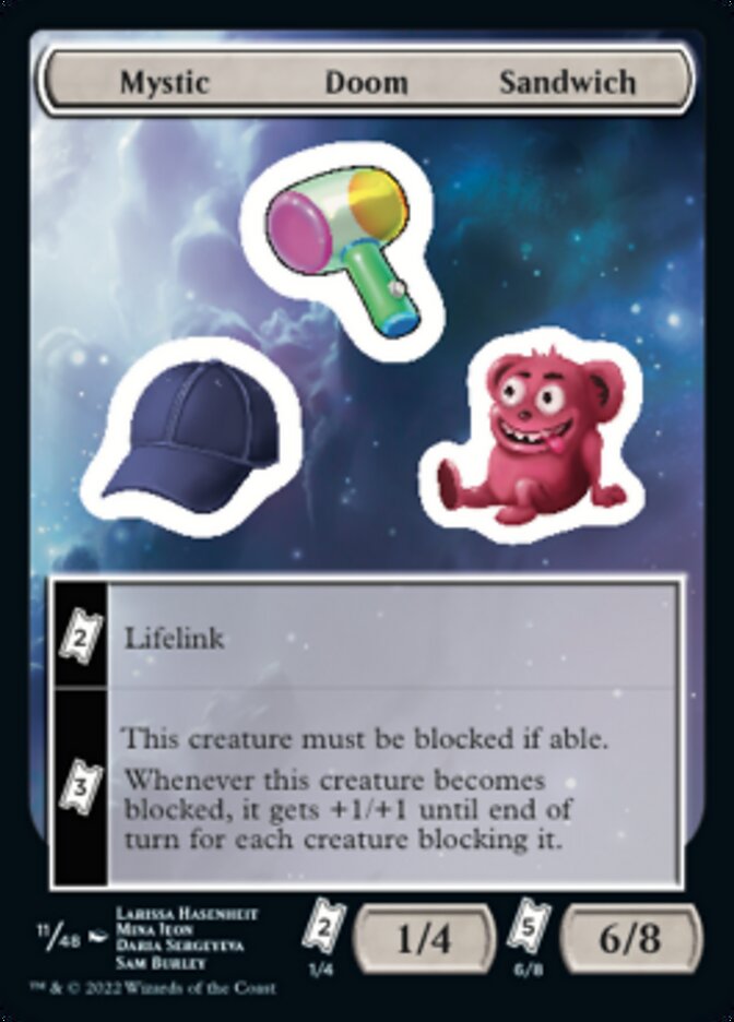 Mystic Doom Sandwich [Unfinity Stickers] | Webway Games