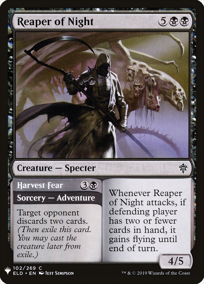 Reaper of Night // Harvest Fear [Mystery Booster] | Webway Games
