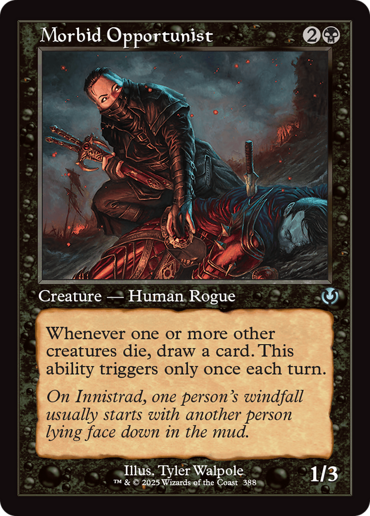 Morbid Opportunist (Retro Frame) [Innistrad Remastered] | Webway Games