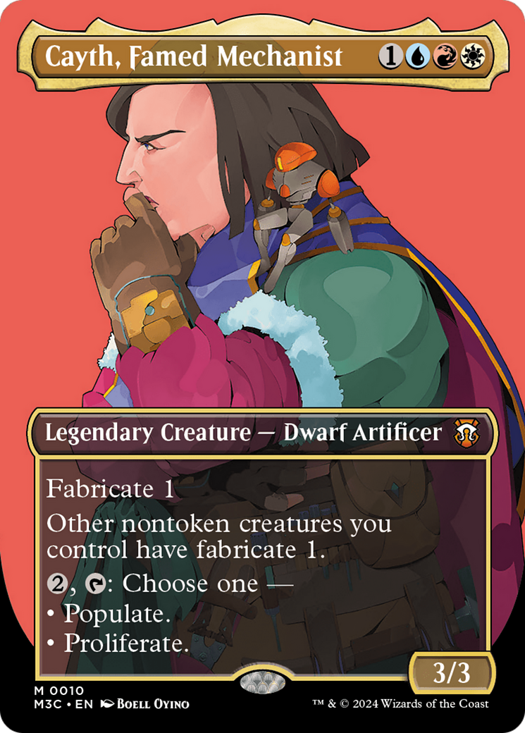Cayth, Famed Mechanist (Borderless) [Modern Horizons 3 Commander] | Webway Games