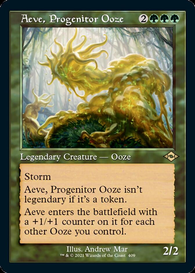 Aeve, Progenitor Ooze (Retro Foil Etched) [Modern Horizons 2] | Webway Games