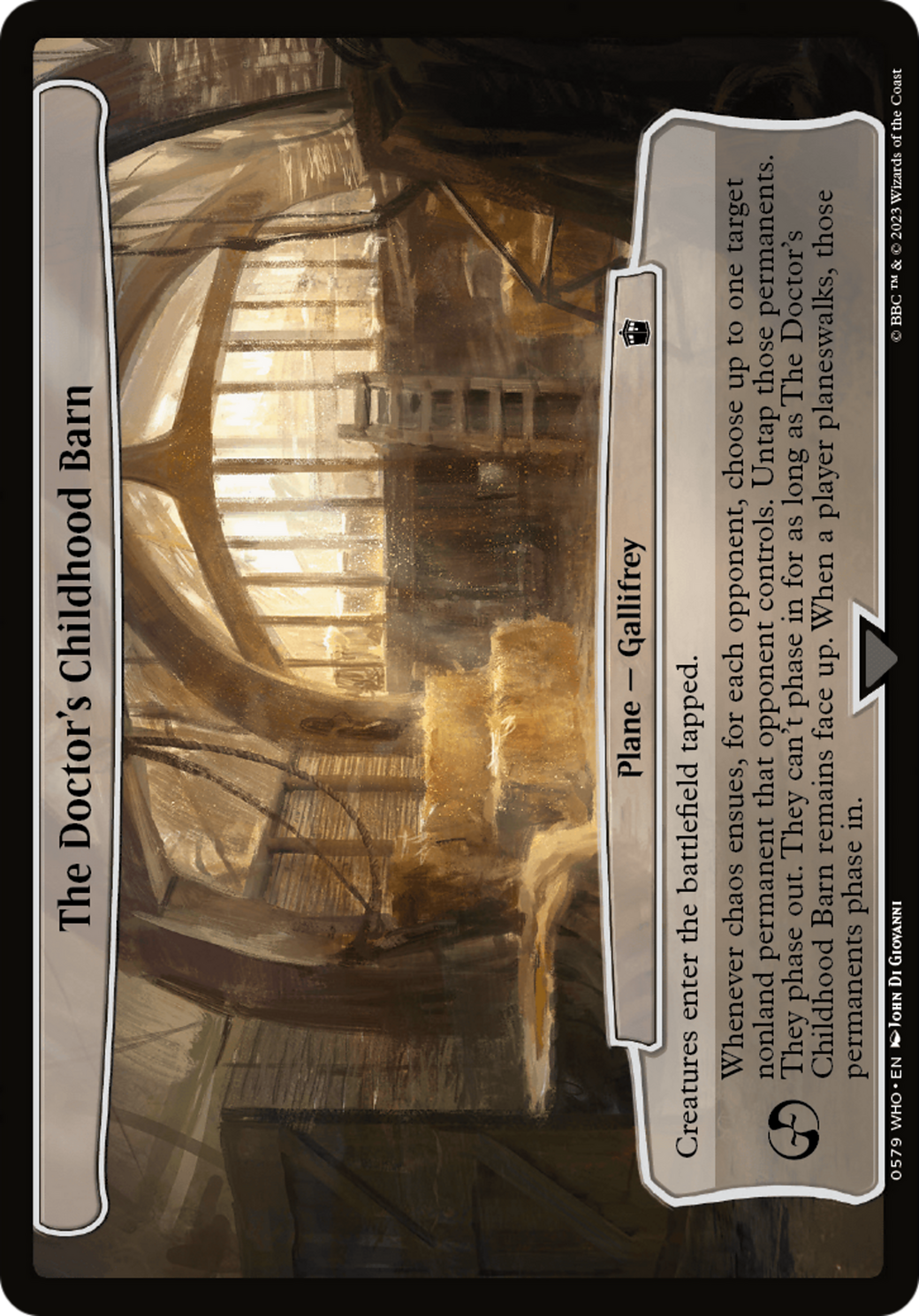 The Doctor's Childhood Barn [Doctor Who] | Webway Games