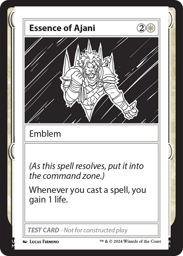Essence of Ajani [Mystery Booster 2 Playtest Cards] | Webway Games