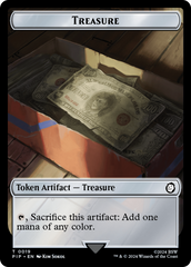 Treasure (0019) // Thopter Double-Sided Token [Fallout Tokens] | Webway Games