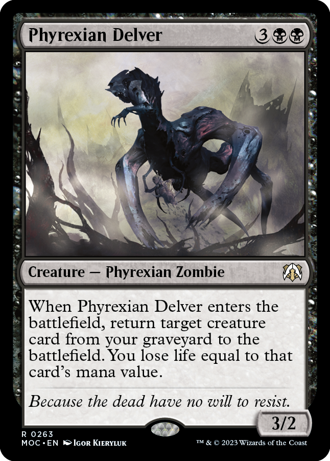 Phyrexian Delver [March of the Machine Commander] | Webway Games