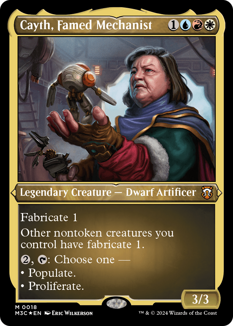 Cayth, Famed Mechanist (Foil Etched) [Modern Horizons 3 Commander] | Webway Games