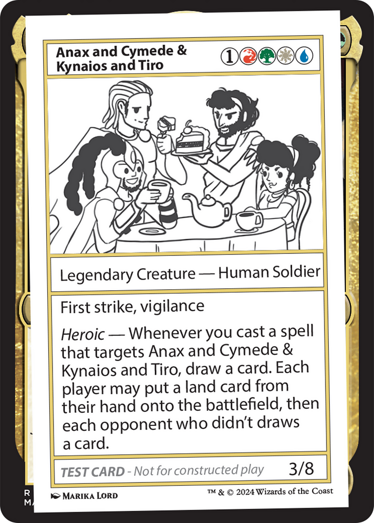 Anax and Cymede & Kynaios and Tiro [Mystery Booster 2 Playtest Cards] | Webway Games