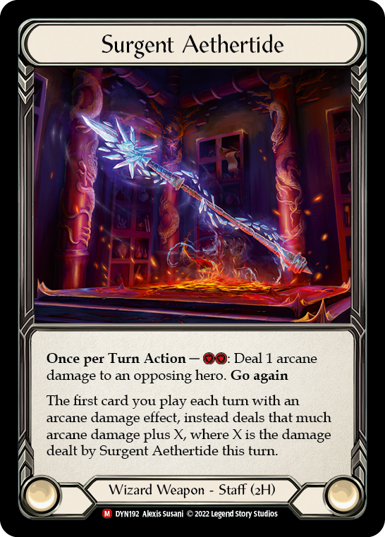 Surgent Aethertide [DYN192] (Dynasty)  Rainbow Foil | Webway Games