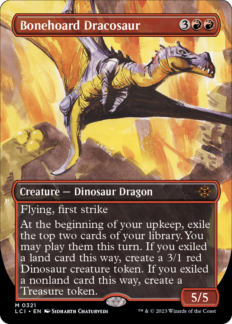 Bonehoard Dracosaur (Borderless) [The Lost Caverns of Ixalan] | Webway Games