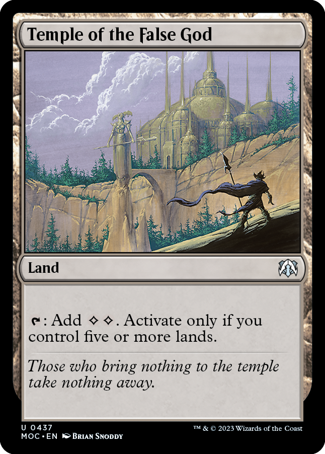 Temple of the False God [March of the Machine Commander] | Webway Games
