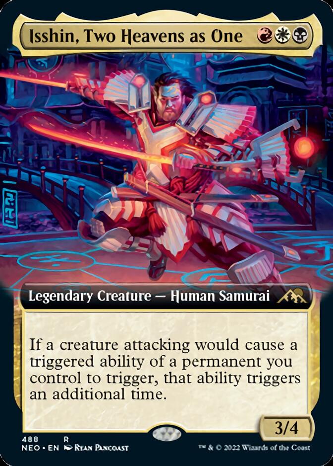 Isshin, Two Heavens as One (Extended Art) [Kamigawa: Neon Dynasty] | Webway Games