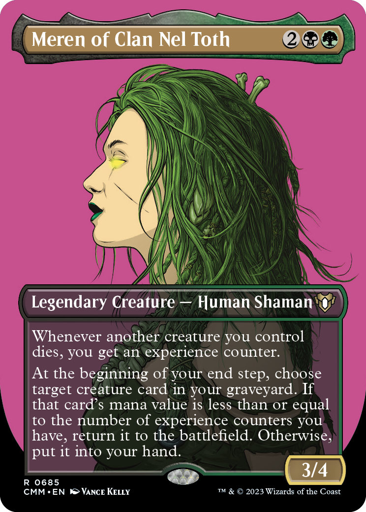 Meren of Clan Nel Toth (Borderless Profile) [Commander Masters] | Webway Games
