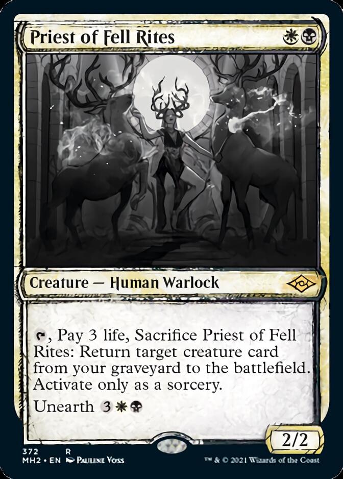 Priest of Fell Rites (Sketch) [Modern Horizons 2] | Webway Games