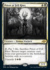 Priest of Fell Rites (Sketch) [Modern Horizons 2] | Webway Games