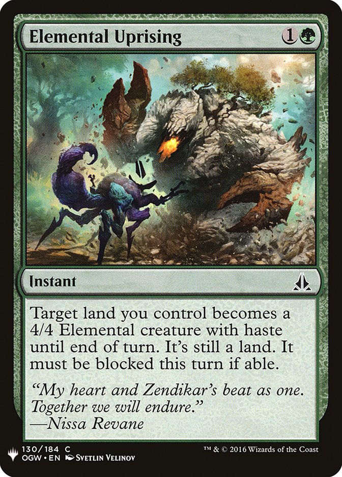 Elemental Uprising [Mystery Booster] | Webway Games