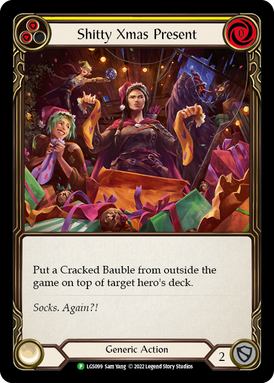 Shitty Xmas Present [LGS099] (Promo)  Rainbow Foil | Webway Games