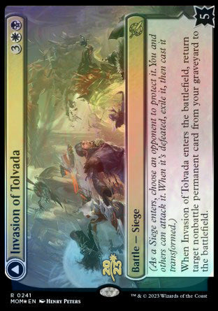 Invasion of Tolvada // The Broken Sky [March of the Machine Prerelease Promos] | Webway Games
