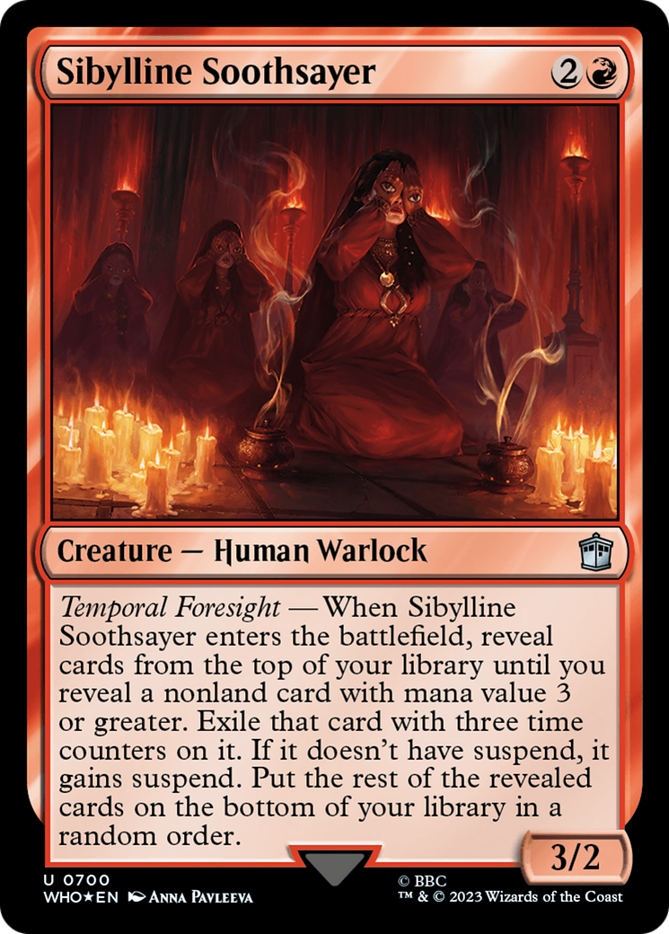 Sibylline Soothsayer (Surge Foil) [Doctor Who] | Webway Games