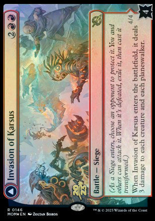 Invasion of Karsus // Refraction Elemental [March of the Machine Prerelease Promos] | Webway Games