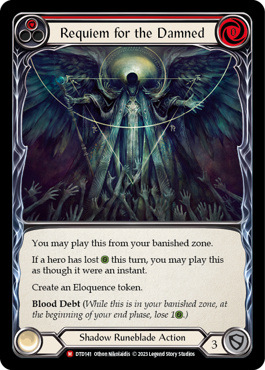 Requiem for the Damned [DTD141] (Dusk Till Dawn)  Rainbow Foil | Webway Games