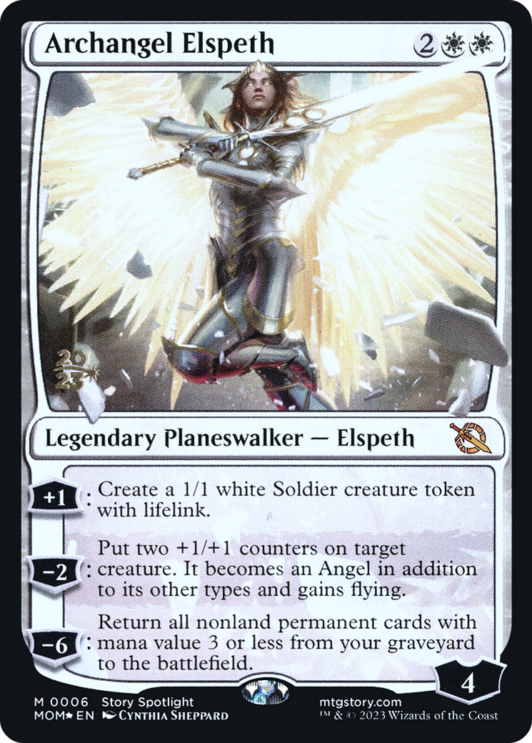 Archangel Elspeth [March of the Machine Prerelease Promos] | Webway Games
