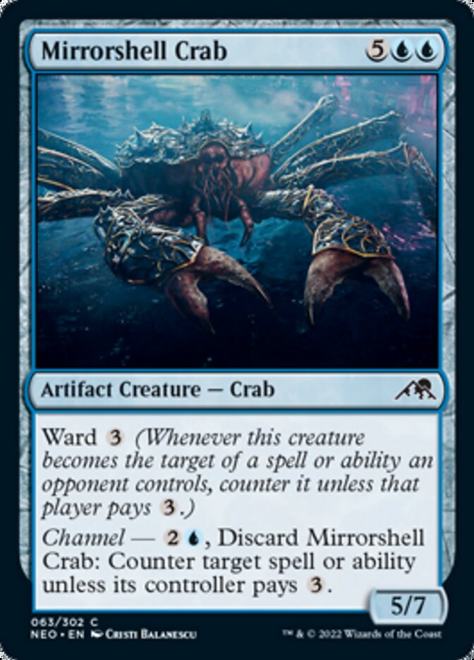 Mirrorshell Crab [Kamigawa: Neon Dynasty] | Webway Games