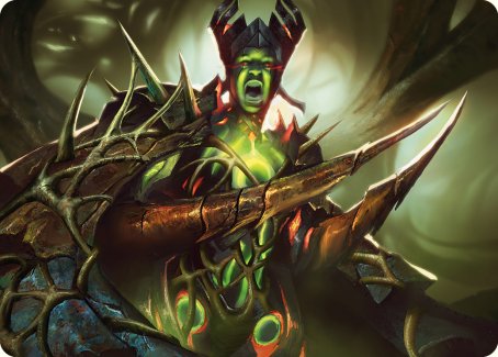 Maze's Mantle Art Card [Phyrexia: All Will Be One Art Series] | Webway Games