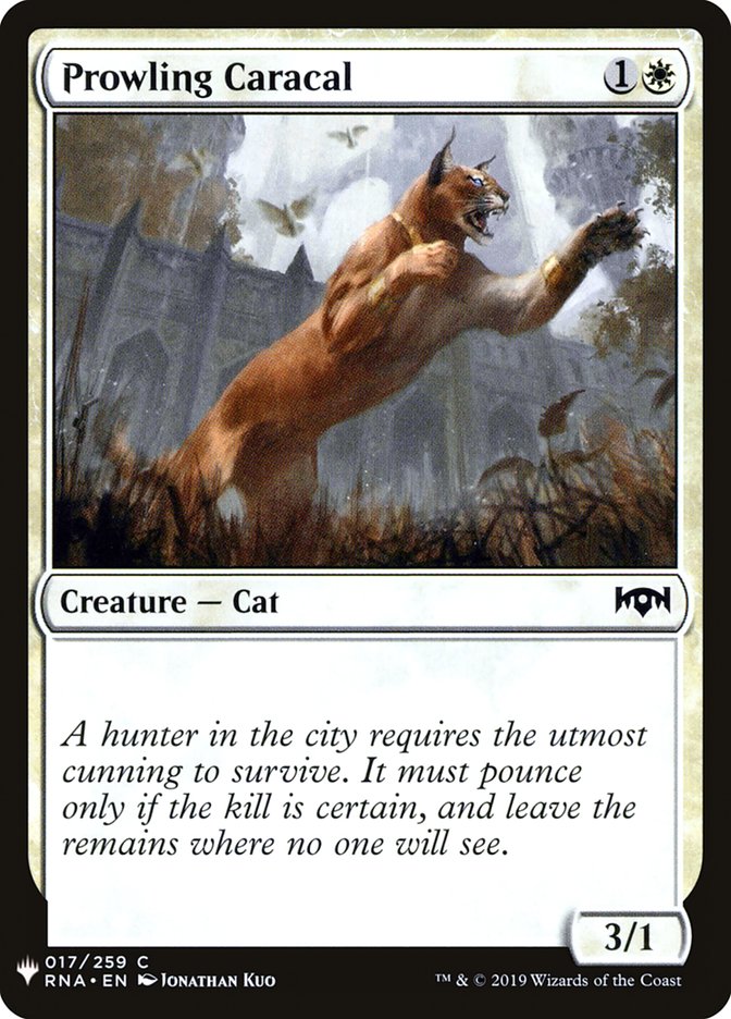 Prowling Caracal [Mystery Booster] | Webway Games