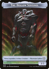 Phyrexian Goblin // The Hollow Sentinel Double-Sided Token [Phyrexia: All Will Be One Tokens] | Webway Games